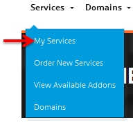 Services Menu