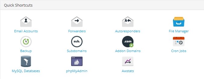 Quick Access cPanel