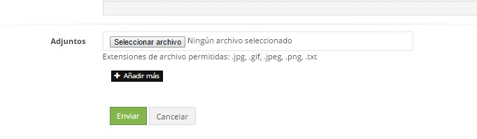 Añadir foto para soporte Añadir foto para soporte